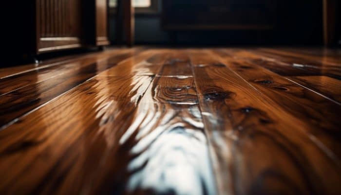 Water seeping under hardwood floors